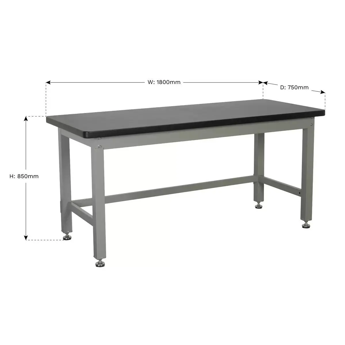 Sealey Api1800 Workbench Steel Industrial 1.8Mtr 2