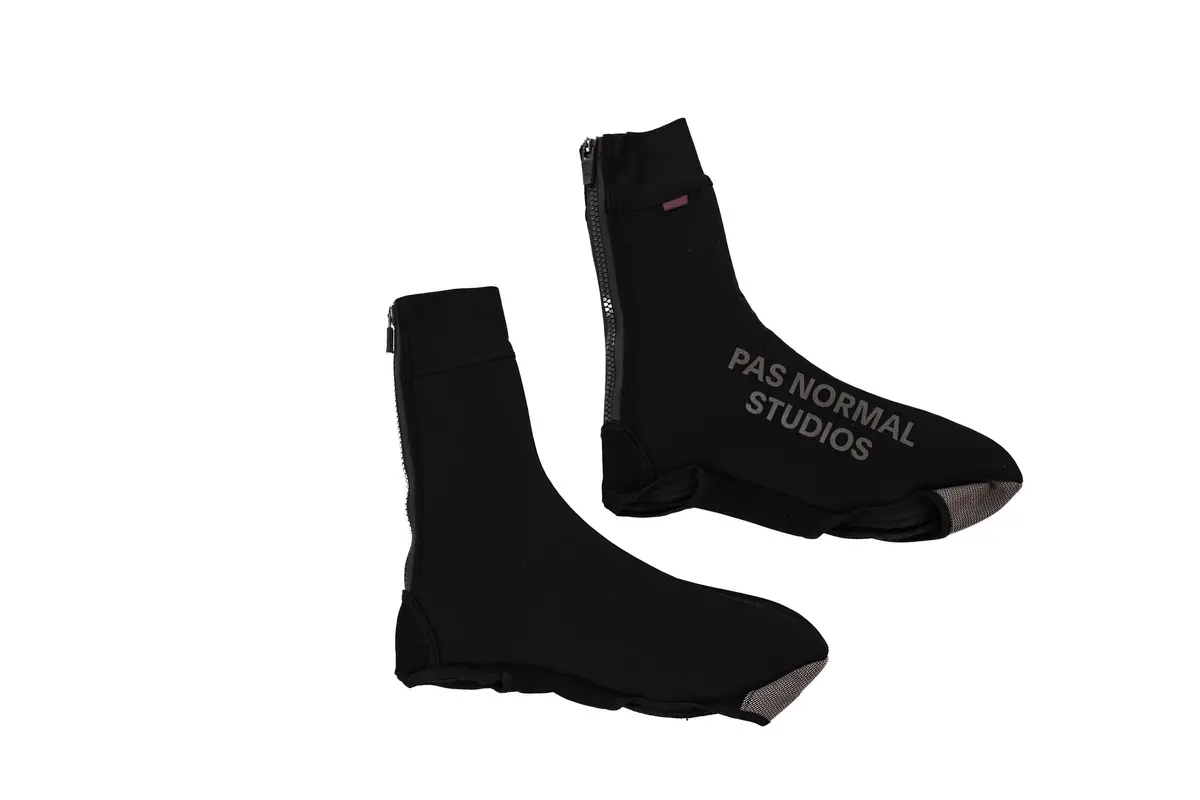 Pas Normal Studios Logo Heavy Overshoes, Black - Size Medium 1