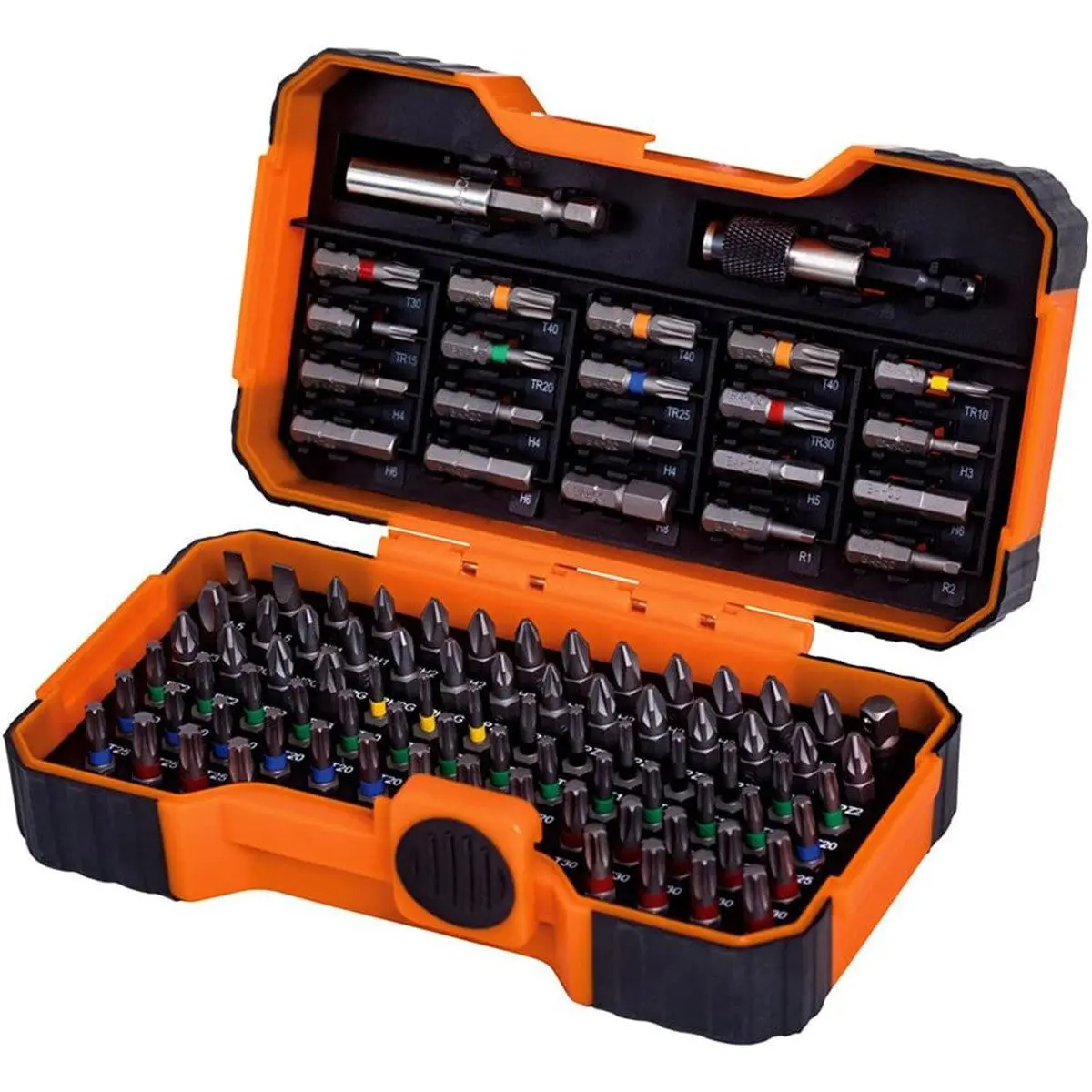Bahco Screwdriver Bit Set 100 Piece With 2 Bit Holders 59/S100bc 1