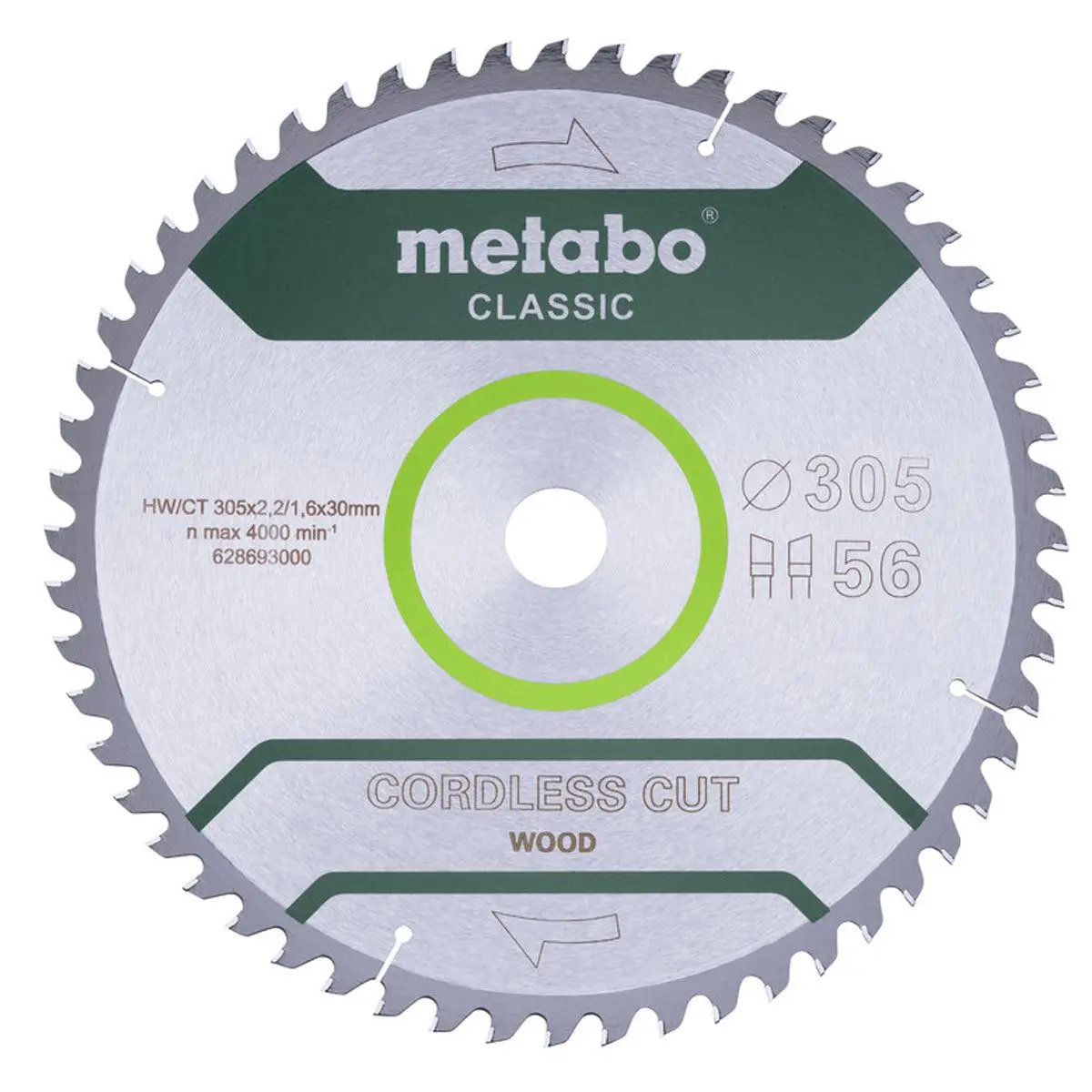 Metabo 305Mm Circular Saw Blade 56T 628693000 1