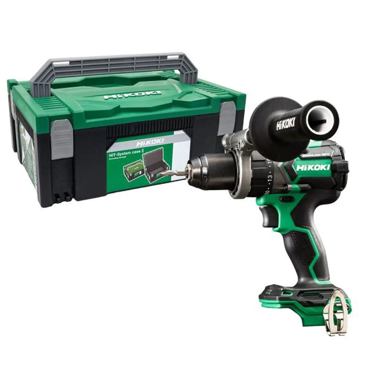 Hikoki Dv18dcw2z 18V Brushless High Torque Combi Drill Body Only In Case 1