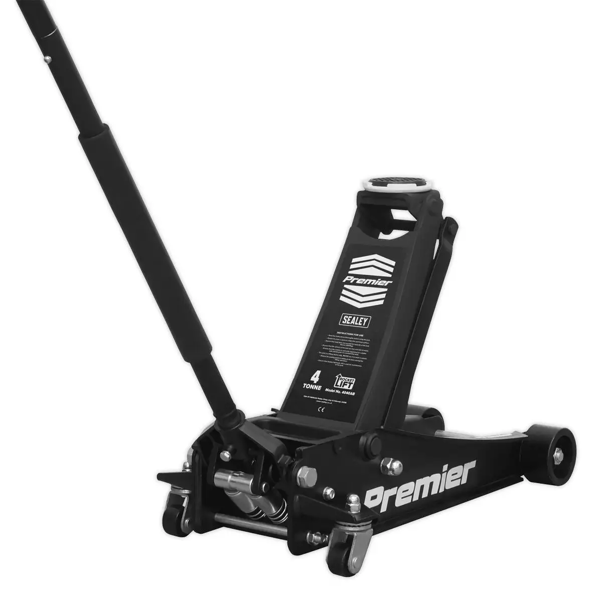 Sealey 4040Ab Trolley Jack 4Tonne Rocket Lift Black 1