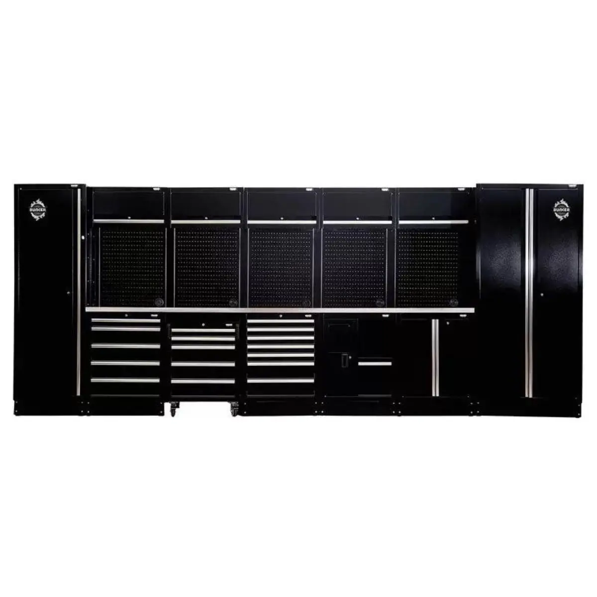 Draper Ms400combo/25D Bunker Modular Storage Combo With Stainless Steel Worktop 25 Piece 04393 1