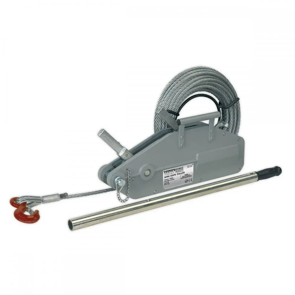 Sealey Wrp1600 Wire Rope Puller 1600Kg 1