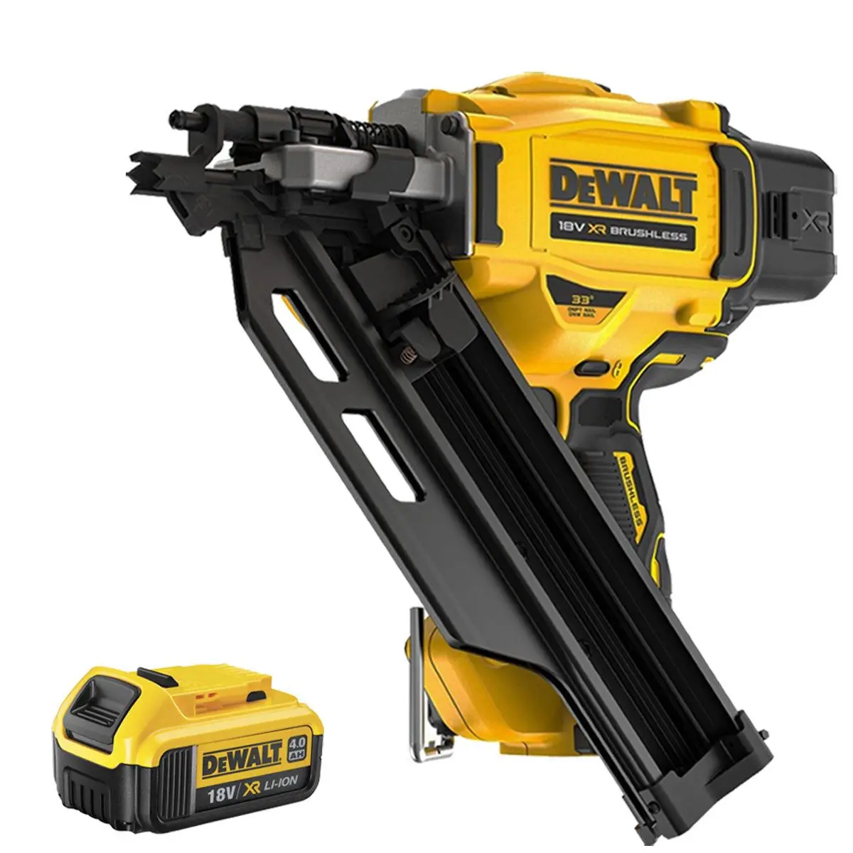 Dewalt Dcn930n 18V Brushless First Fix Framing Nailer With 1 X 4.0Ah Battery 1