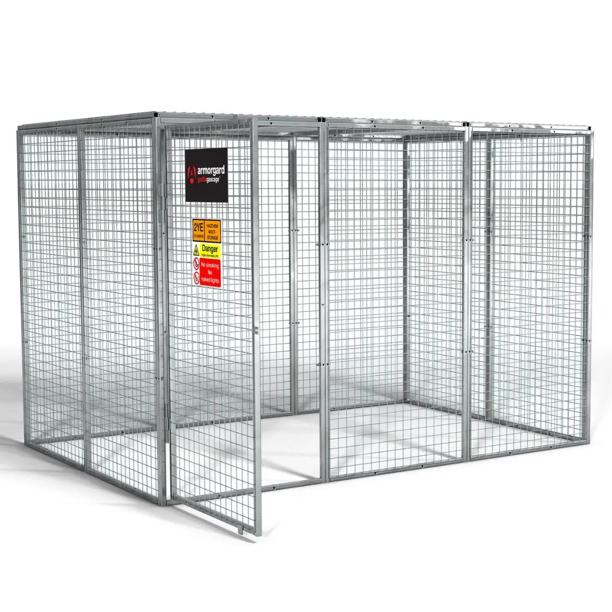 Armorgard Ggc11 Gorilla Gas Cage 2712Mm X 1866Mm X 1831Mm Heavy-Duty Secure Storage For Gas Cylinders 1