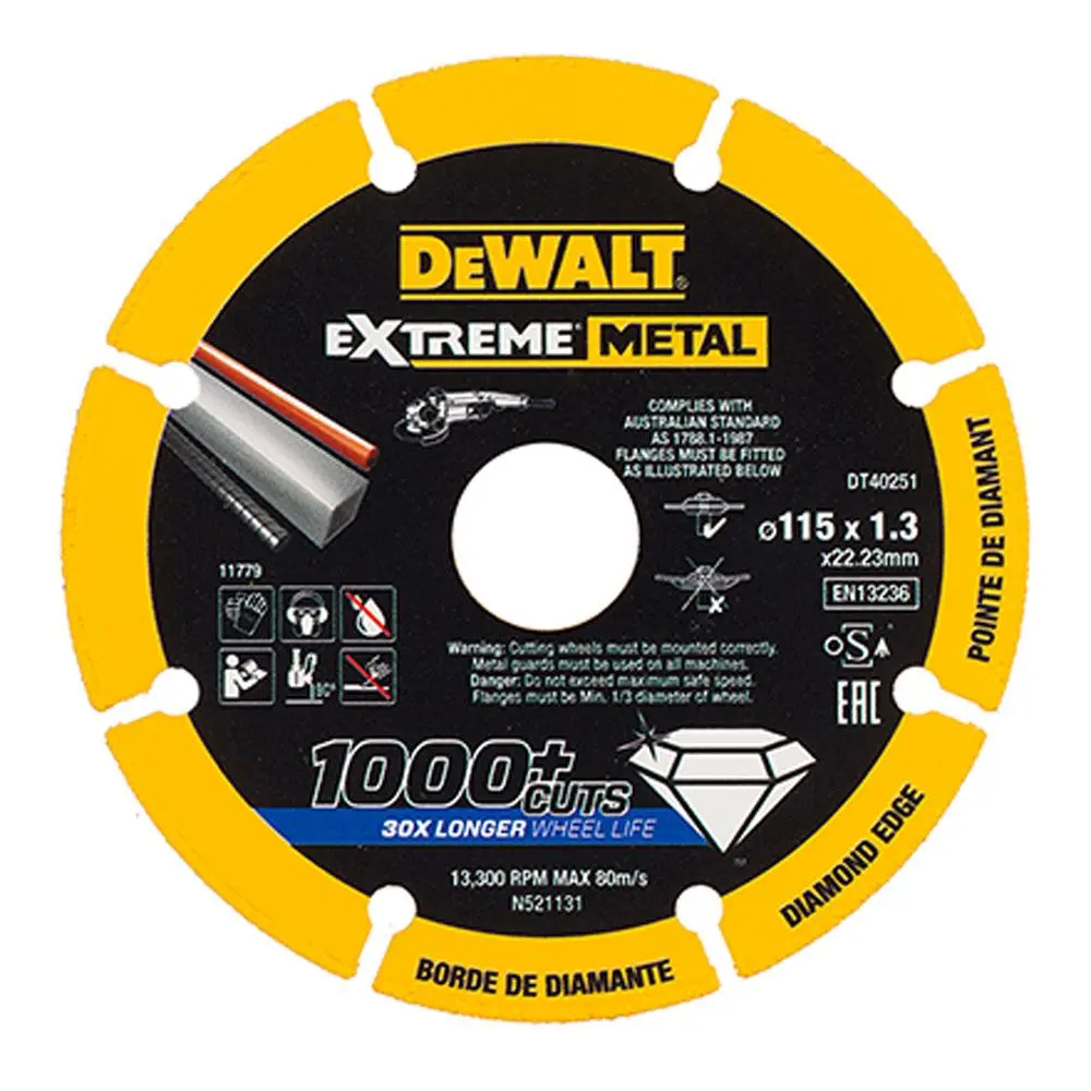 Dewalt Dt40251 115Mm Extreme Metal Diamond Disc 1