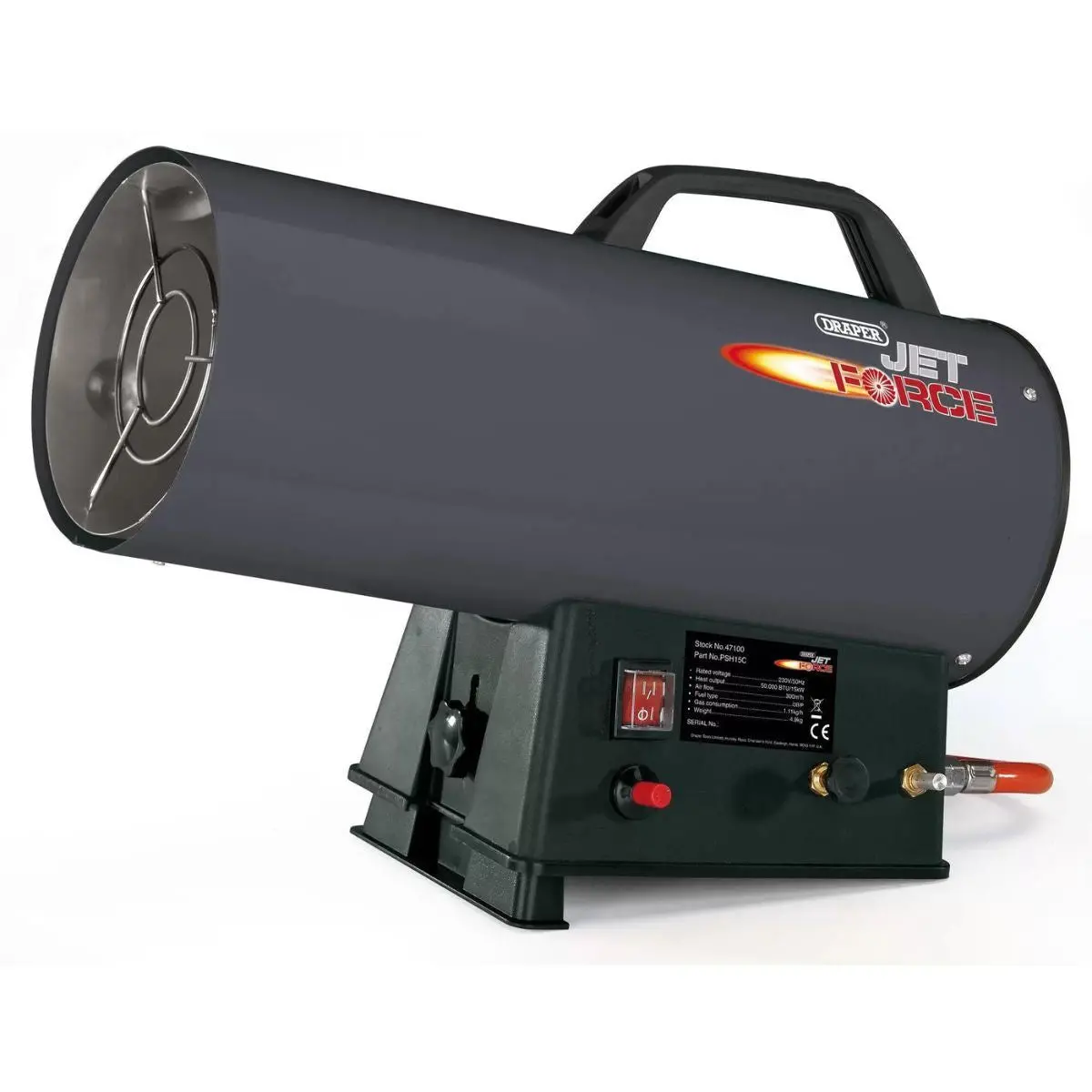 Draper Psh15c Jet Force Propane Space Heater Compact & Efficient Heating For Small Spaces 15 Kw 47100 1