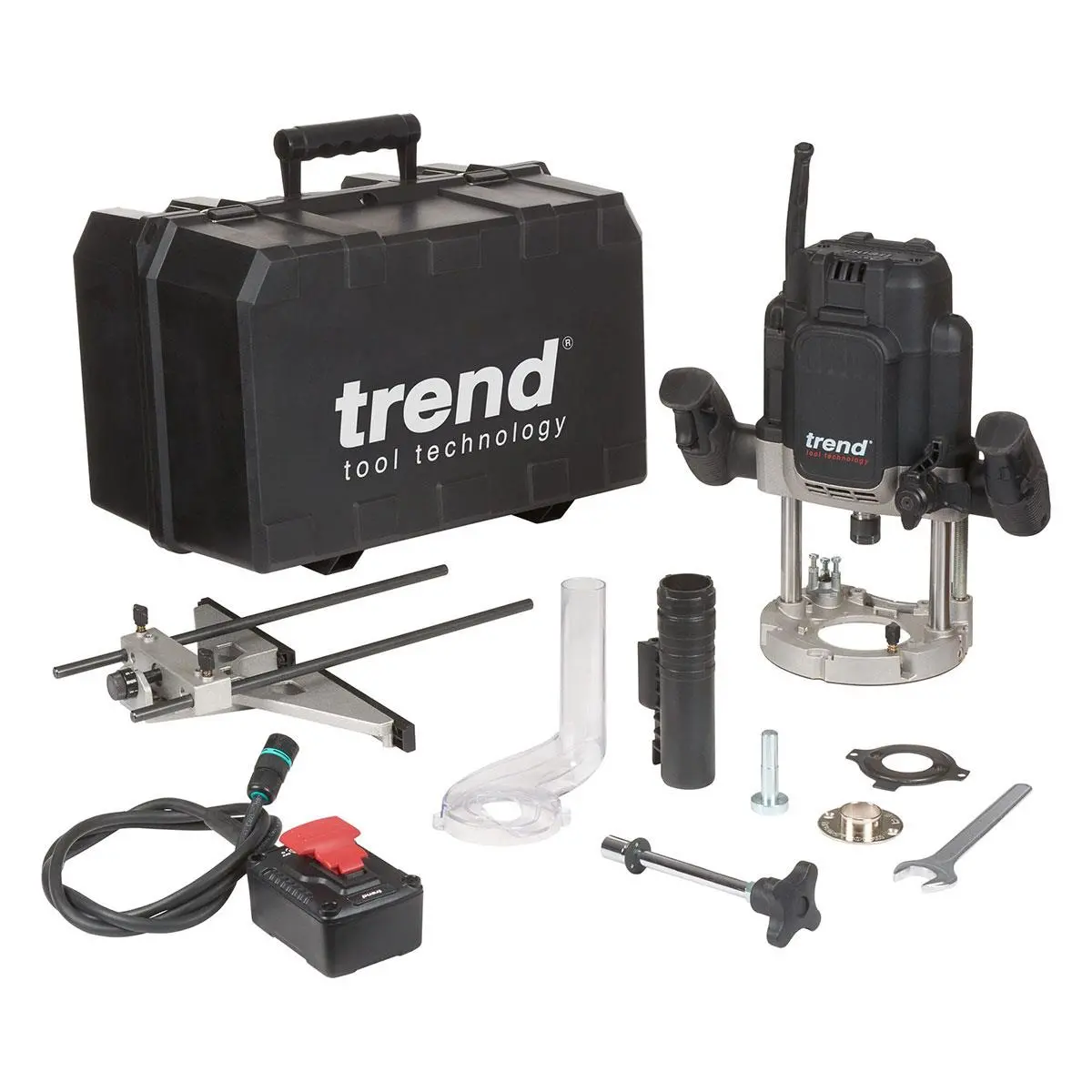 Trend T14ek 1/2" Variable Speed Workshop Router With Carry Case 230V/2300W 1
