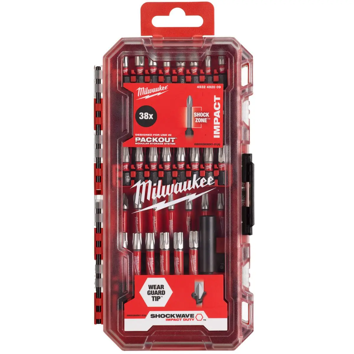 Milwaukee Shockwave Impact Duty Bit Set 38 Piece 4932492009 1