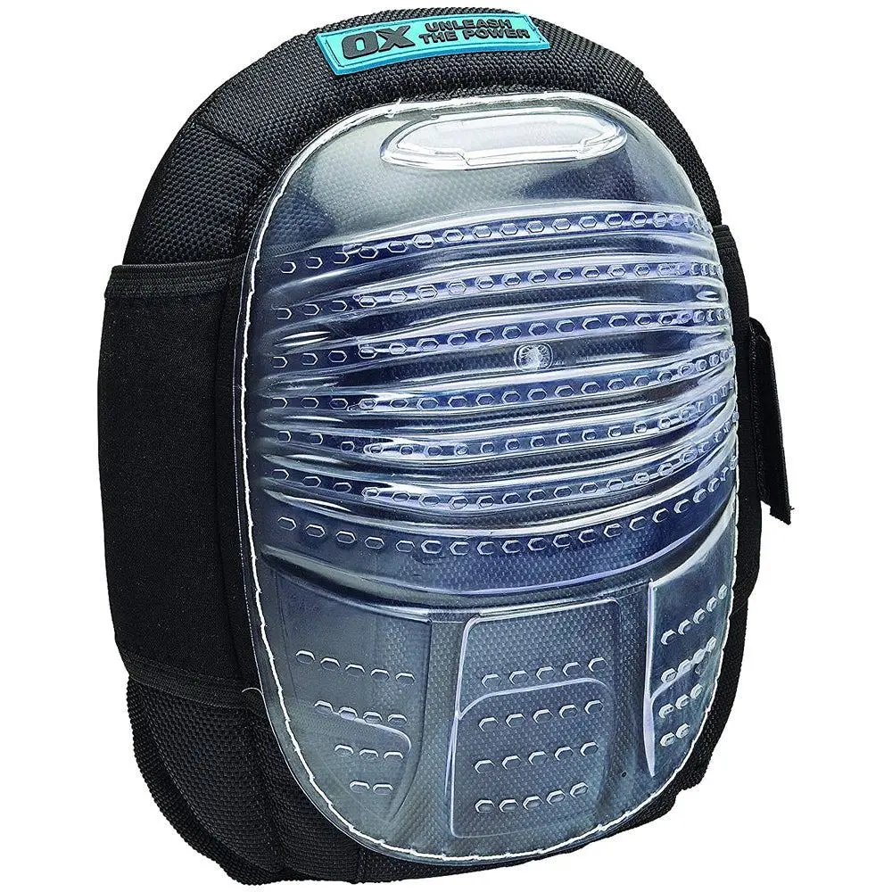 Ox Safety Heavy Duty Soft Gel Filled Knee Pad Clear/Black Ox-S246201 1