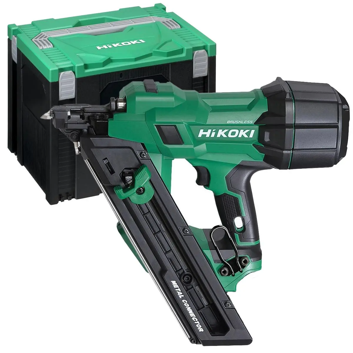 Hikoki Nr1838dkaw9z 18V Brushless 38Mm Metal Connector Nailer Body Only With Case 1