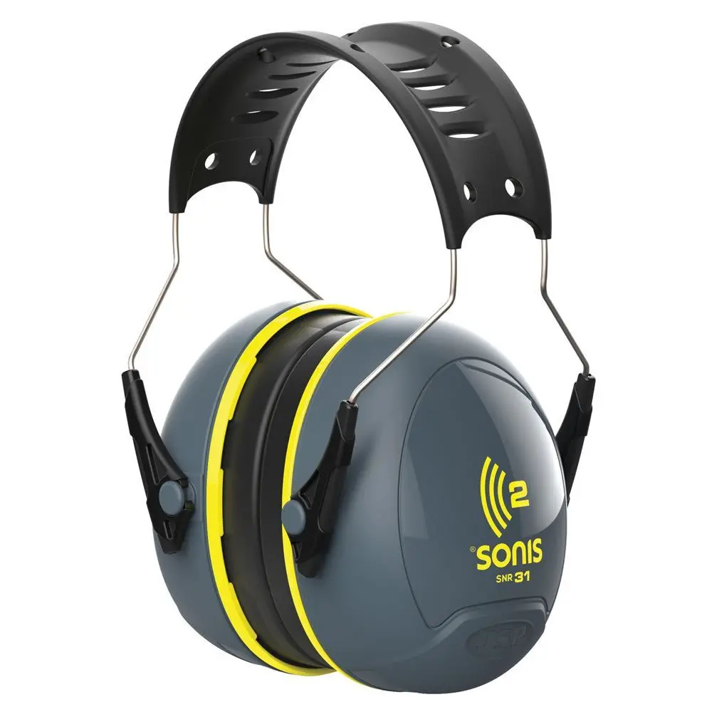 Jsp Sonis 2 Adjustable Ear Defenders Yellow Snr31db - Aeb020-0Ay-900 1