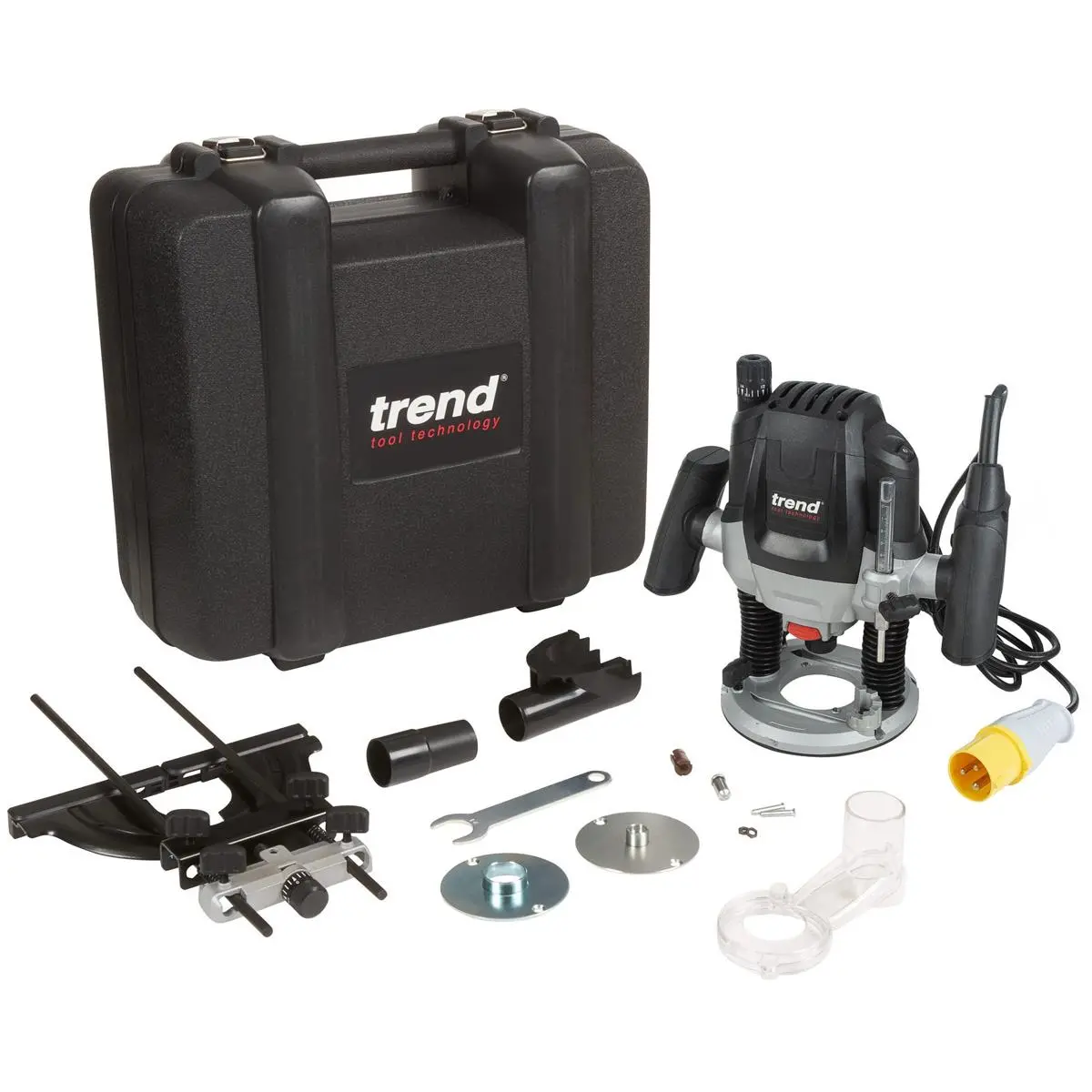 Trend T7elk 1/2" Variable Speed Plunge Router 1750W 110V 1