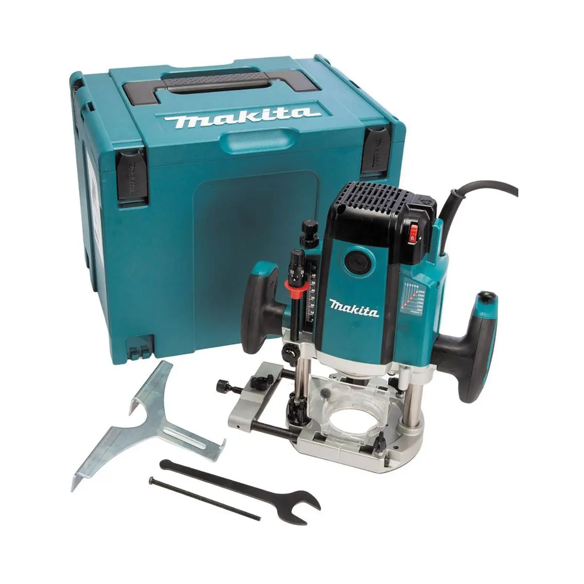 Makita Rp2303fc08/2 1/2" Corded Plunge Router 240V With Type 4 Case 1