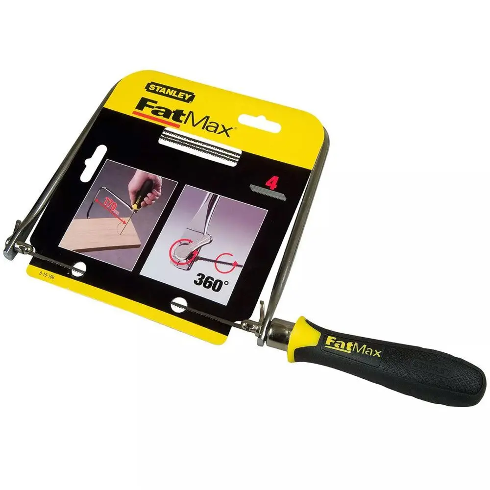 Stanley 0-15-106 Fatmax Coping Saw 165Mm/(6.3/4") 14Tpi Sta015106 1