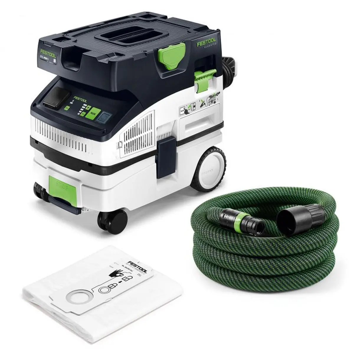 Festool Cleantec Ctl Mini I L-Class Wet And Dry Mobile Dust Extractor 10L 110V Gb - 578314 1