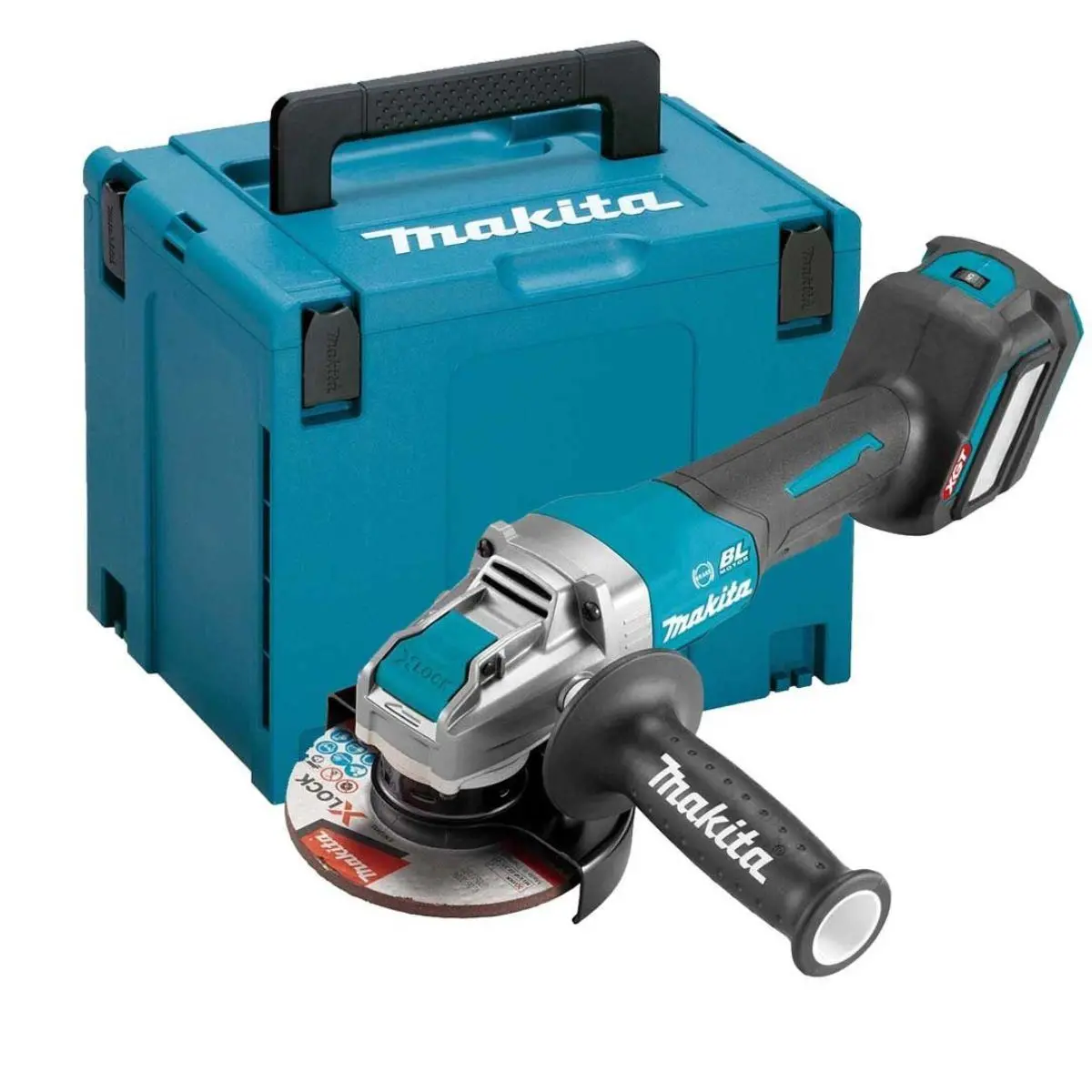 Makita Ga044gz01 40V Xgt Max 125Mm Brushless Angle Grinder Body Only With Carry Case 1