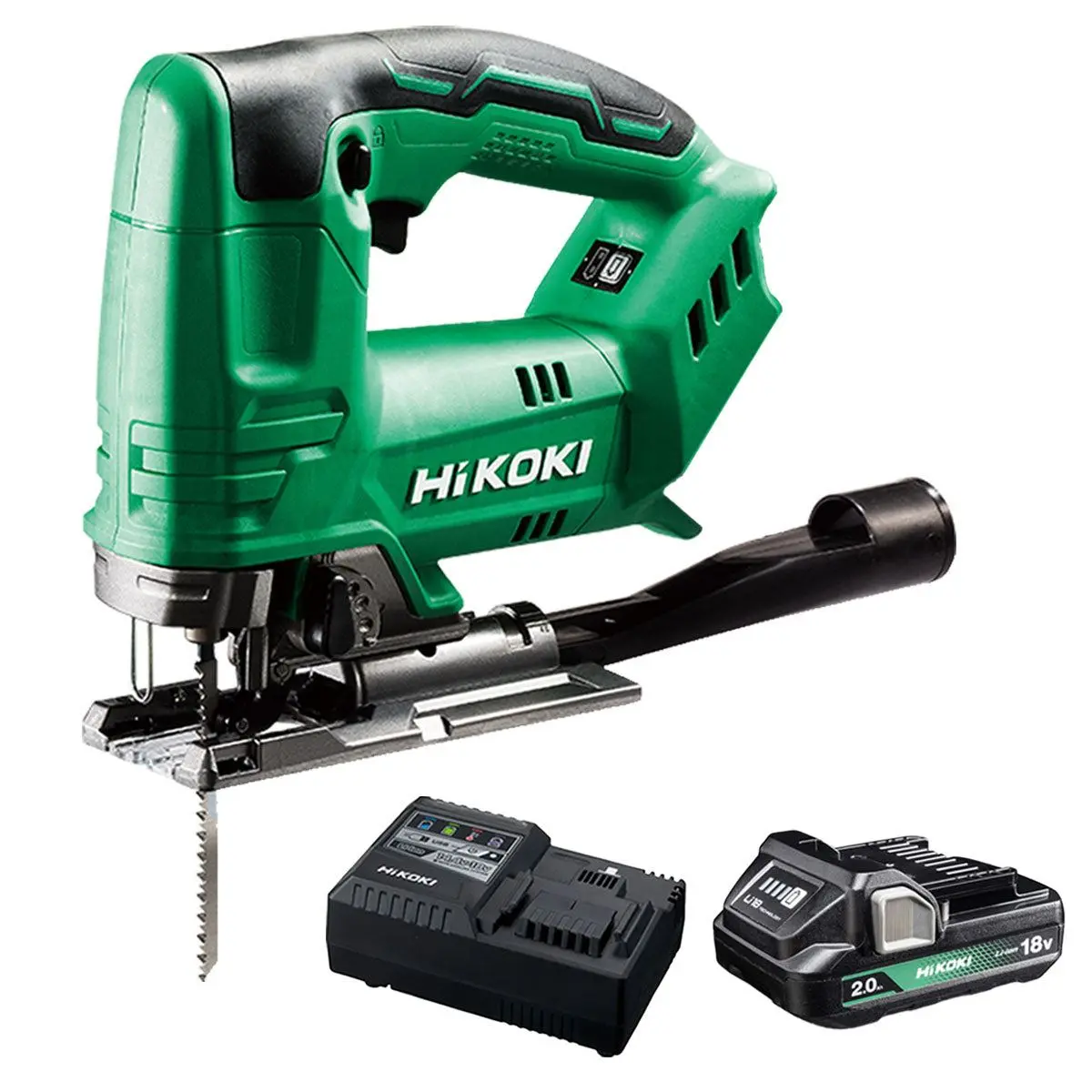 Hikoki Cj18daw2z 18V Cordless Top Handle Jigsaw With 1 X 2.0Ah Battery & Charger 1