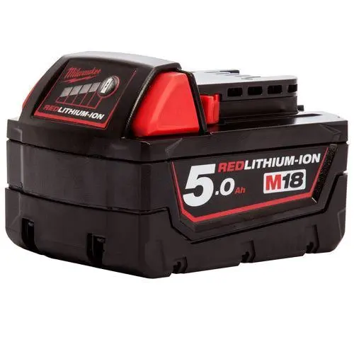 Milwaukee M18b5 18V Red Lithium-Ion 5.0Ah Battery 4932430483 1