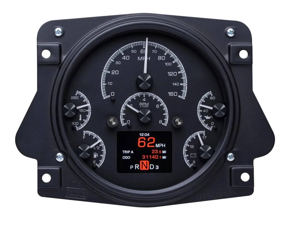 Dakota Digital Hdx Analog Gauge System – Direct-Fit Replacement Hdx-66F-Bro-K 1