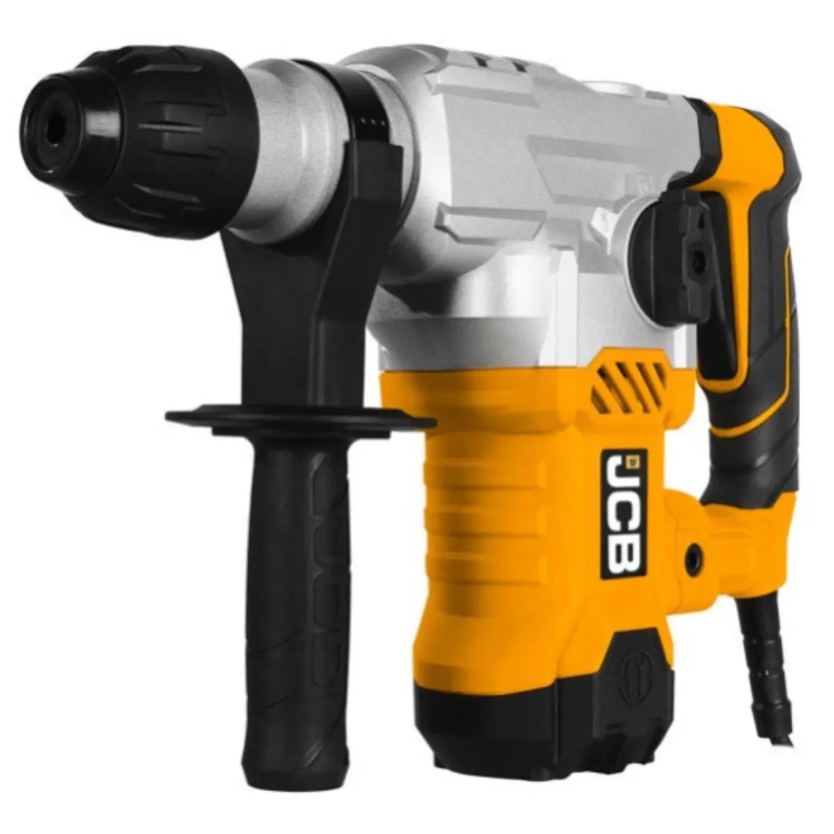 Jcb 21-Rh1500 Corded Sds Plus Rotary Hammer Drill Anti-Vibration Handle With 3M Cable 230V/1500W 1