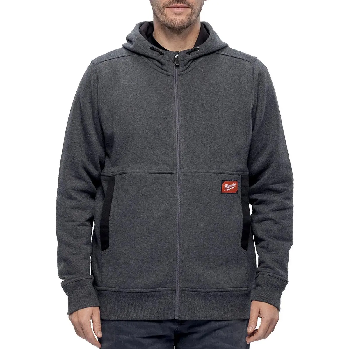 Milwaukee Whz Gr L Gridiron Full-Zip Hoodie Grey Large 4932499395 1