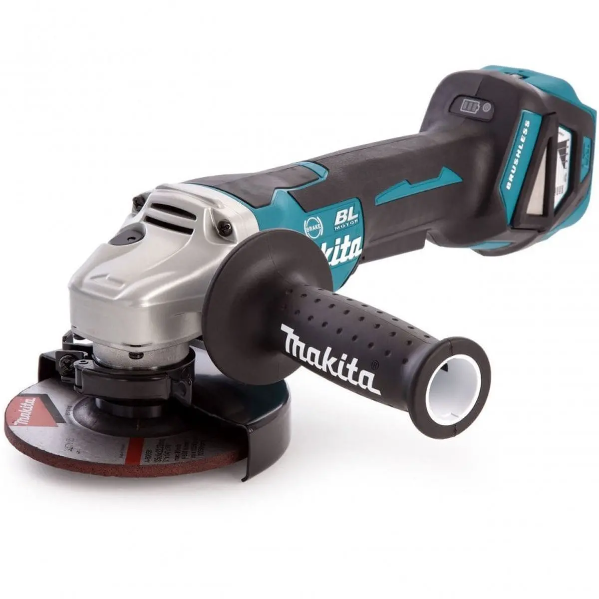 Makita Dga517z 18V Lxt Brushless 125Mm Angle Grinder With 1 X 6.0Ah Battery & Charger 2