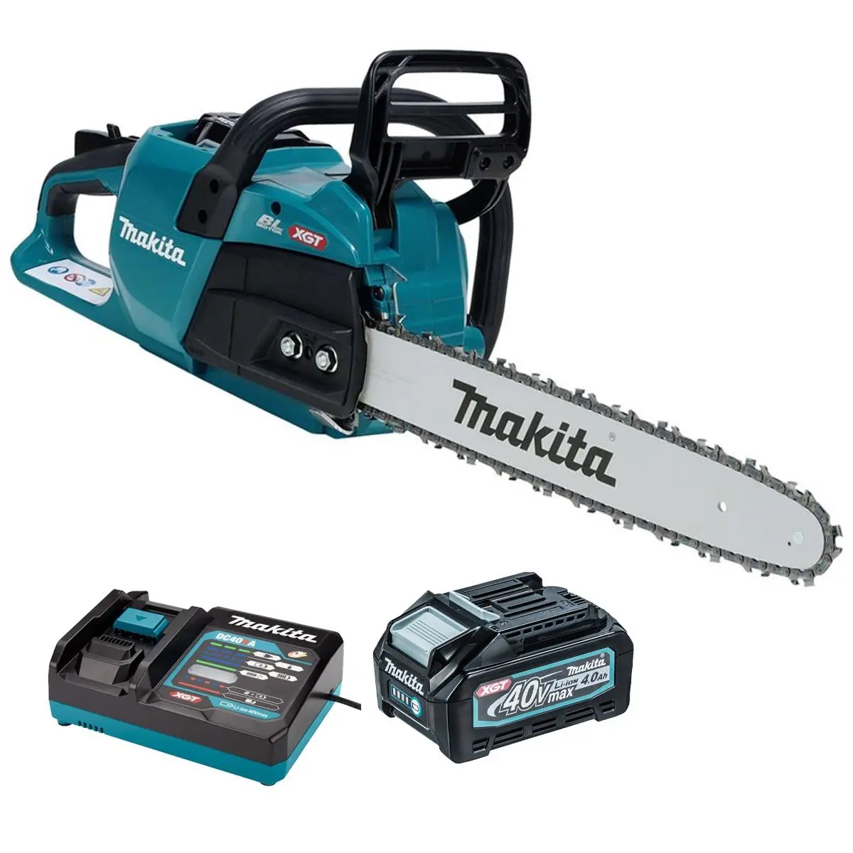 Makita Uc026gz 40V Max Xgt Brushless Chainsaw With 1 X 4.0Ah Battery & Charger 1