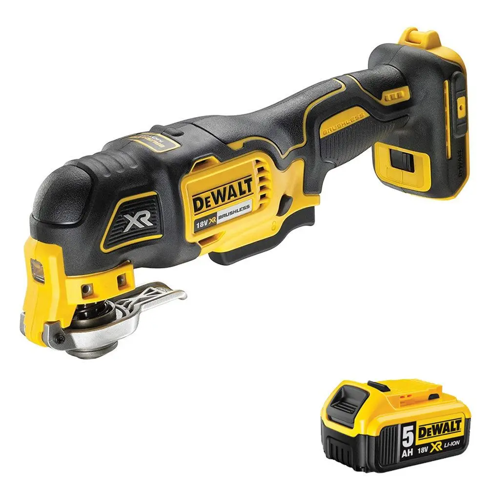 Dewalt Dcs356n 18V Brushless Oscillating Multitool With 1 X 5.0Ah Battery 1