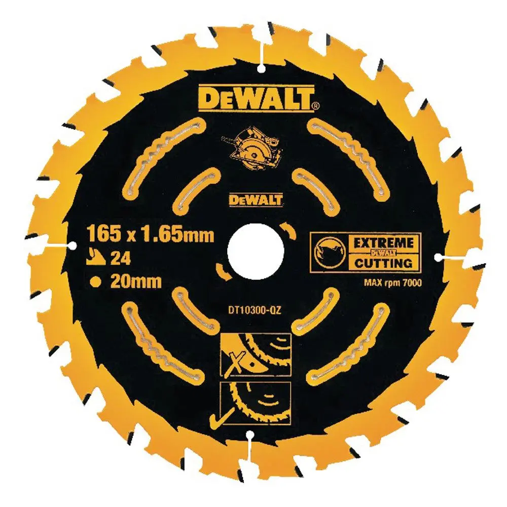 Dewalt Dt10301-Qz 165Mm Extreme Framing Circular Saw Blade 40T 1