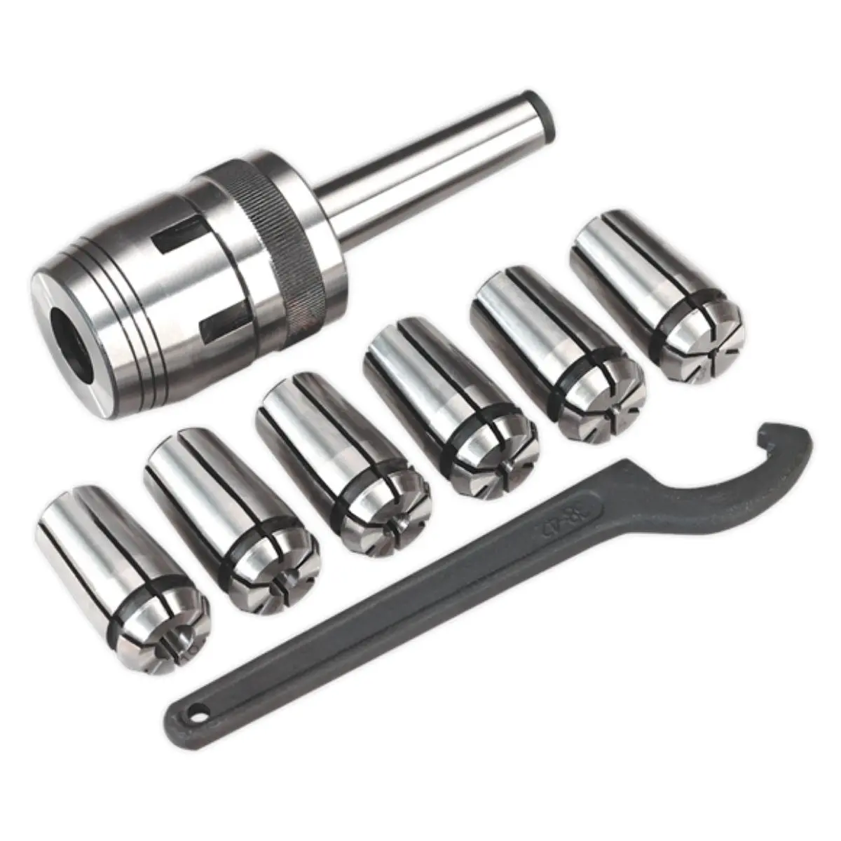 Sealey Sm2503mcset Mill Chuck Set 1