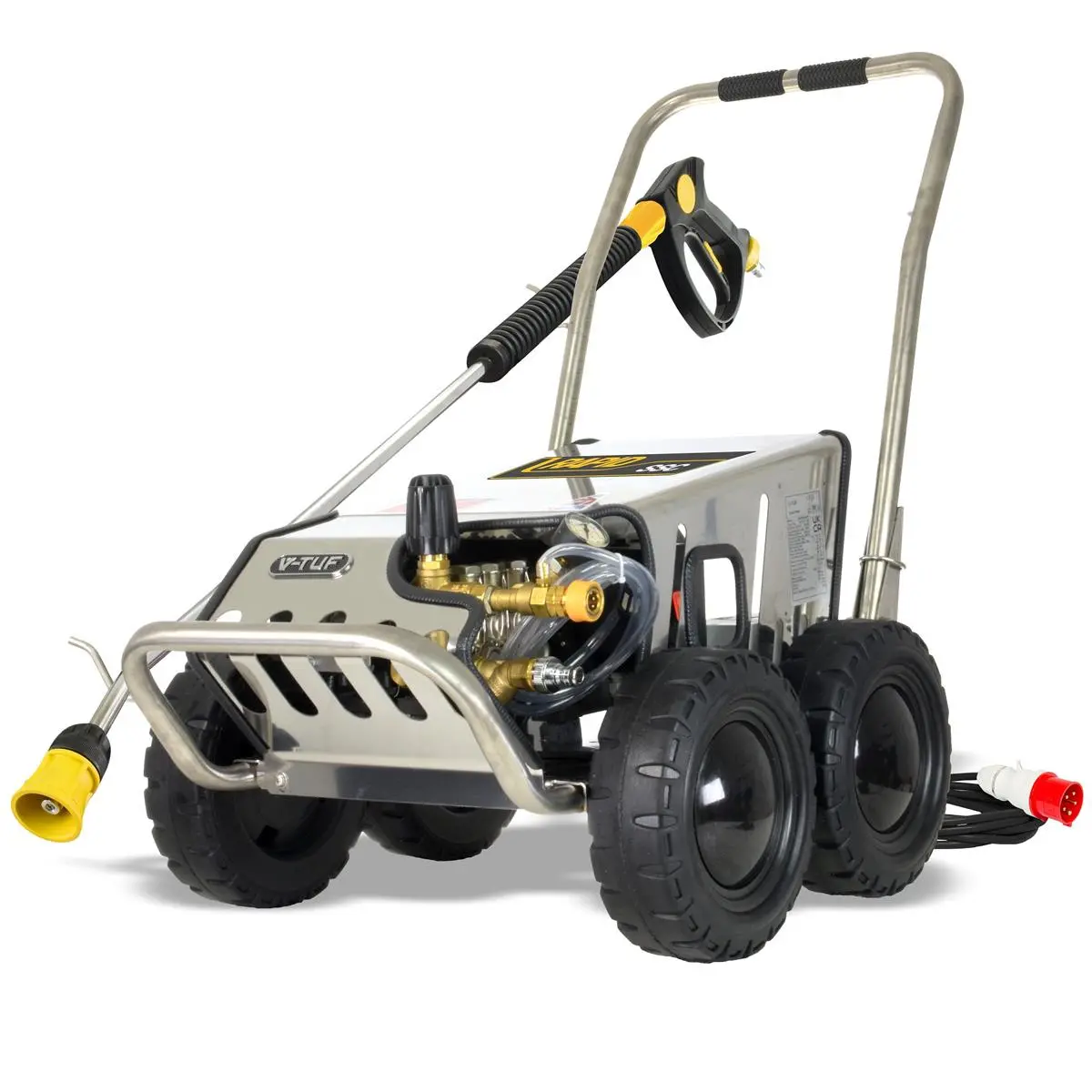 V-Tuf Rapidssc415v-20015 15L/Min All-Stainless Industrial Mobile Pressure Washer 3000Psi & 200Bar 1