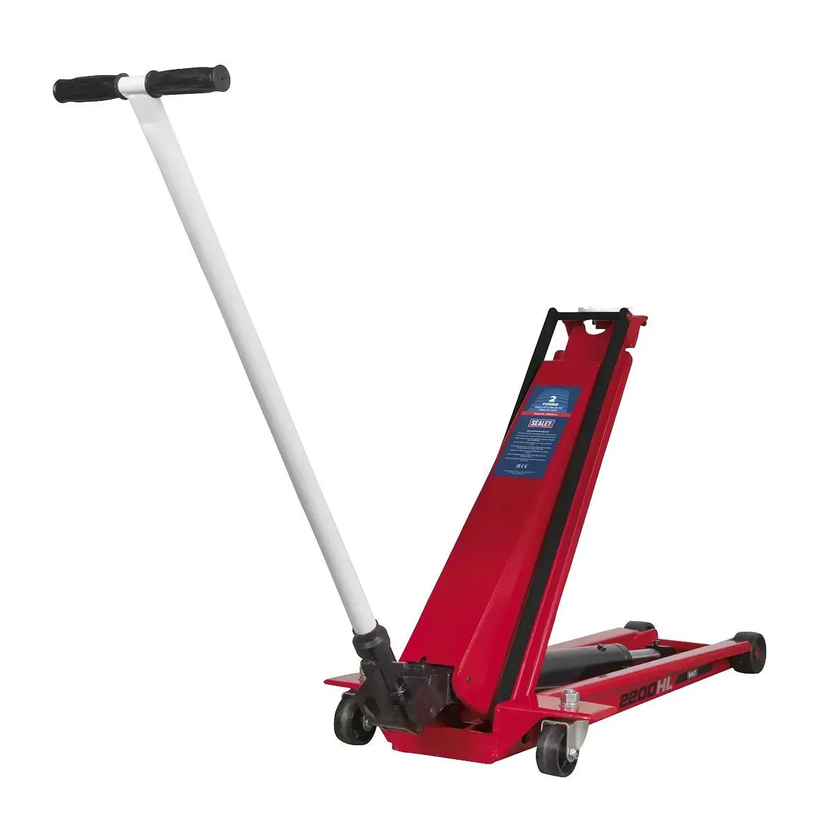 Sealey 2200Hl Trolley Jack 2Tonne High Lift Low Entry 1