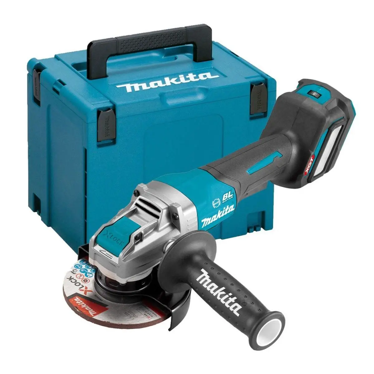 Makita Ga041gz01 40V Xgt Max 125Mm Brushless Angle Grinder Body Only With Carry Case 1