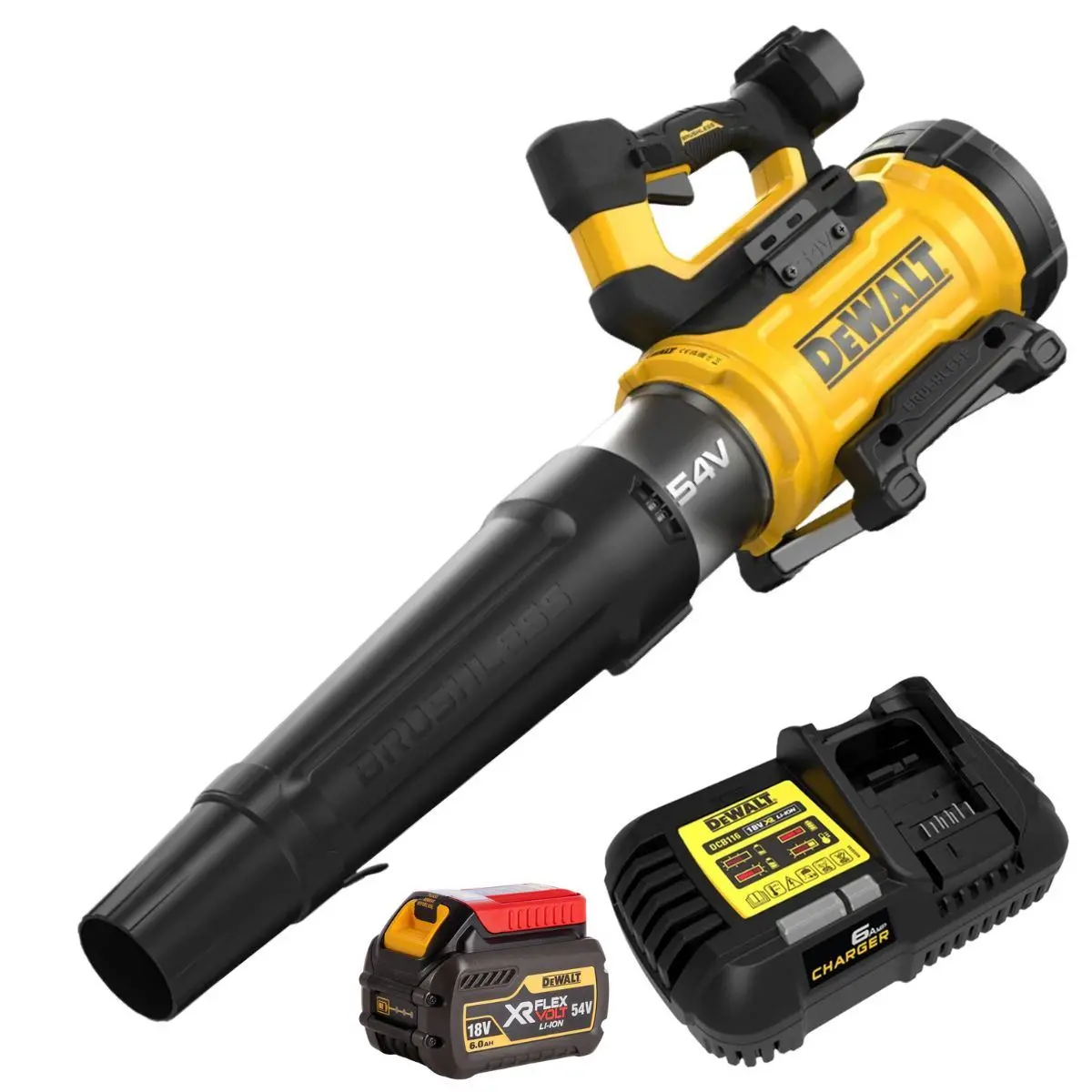 Dewalt Dcmbl777n-Xj 54V Xr Flexvolt Brushless Axial Blower With 1 X 6.0Ah Battery & Charger 1