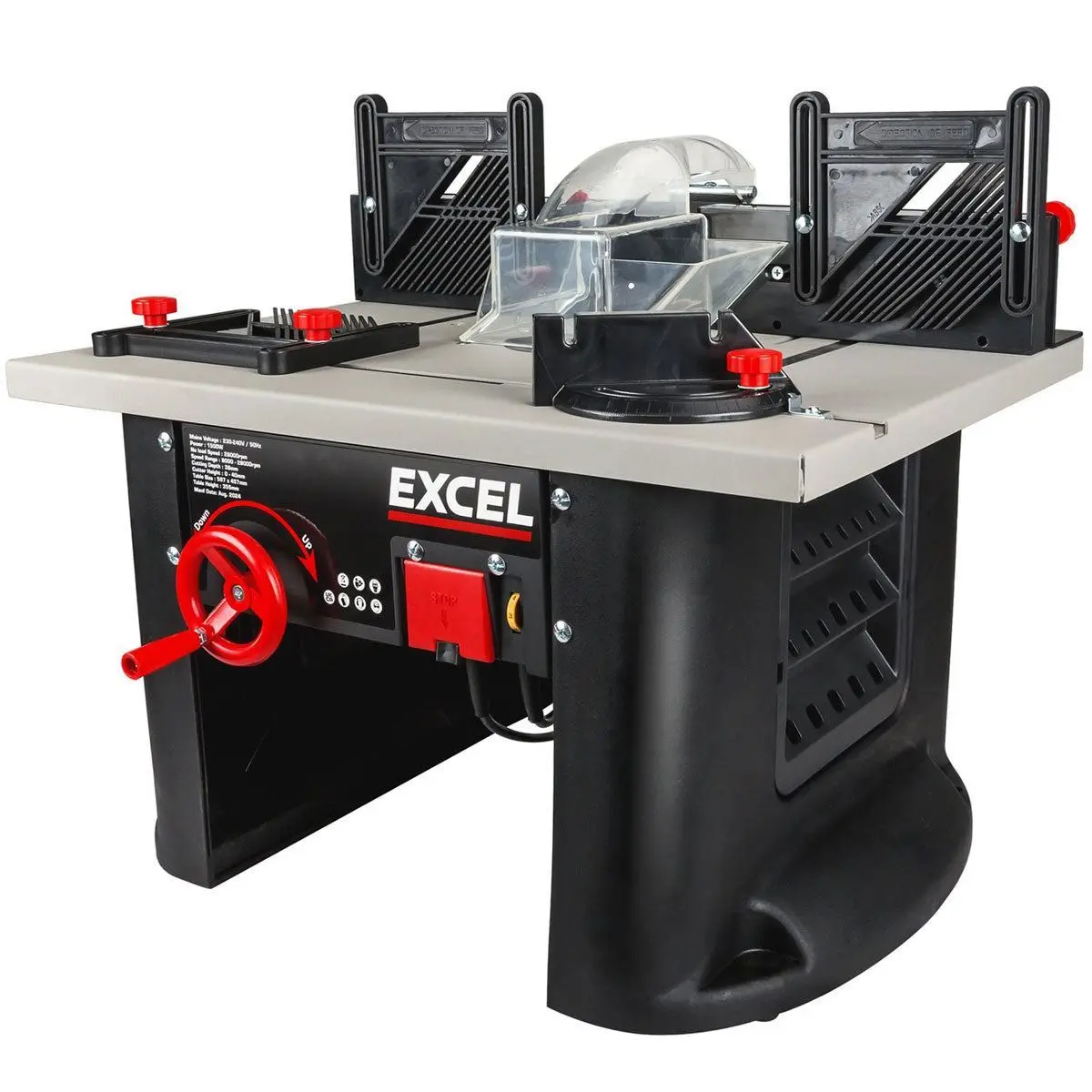 Excel Table Router Cutter 240V/1500W Black 2