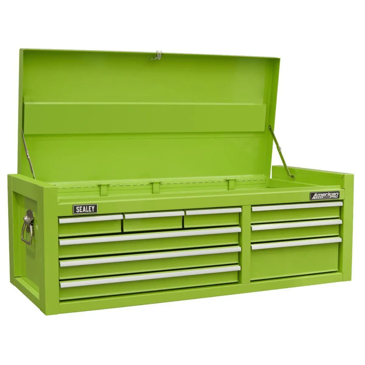 Sealey Ap4109hv 9 Drawer Top Chest With Ball Bearing Slides Green 1