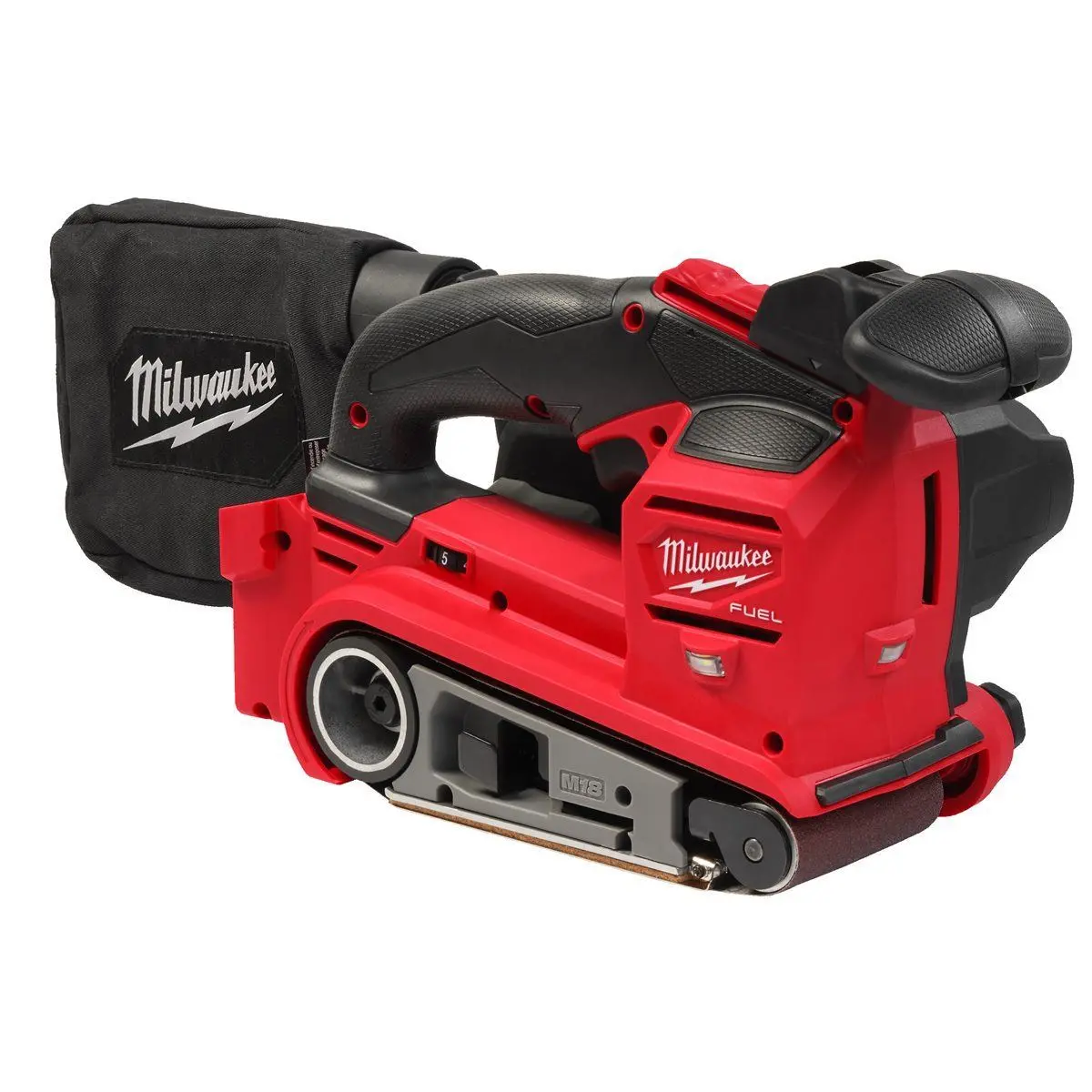 Milwaukee M18fbts75-0 M18 Fuel 18V Brushless Belt Sander With 1 X 5.5Ah Battery & Charger 2