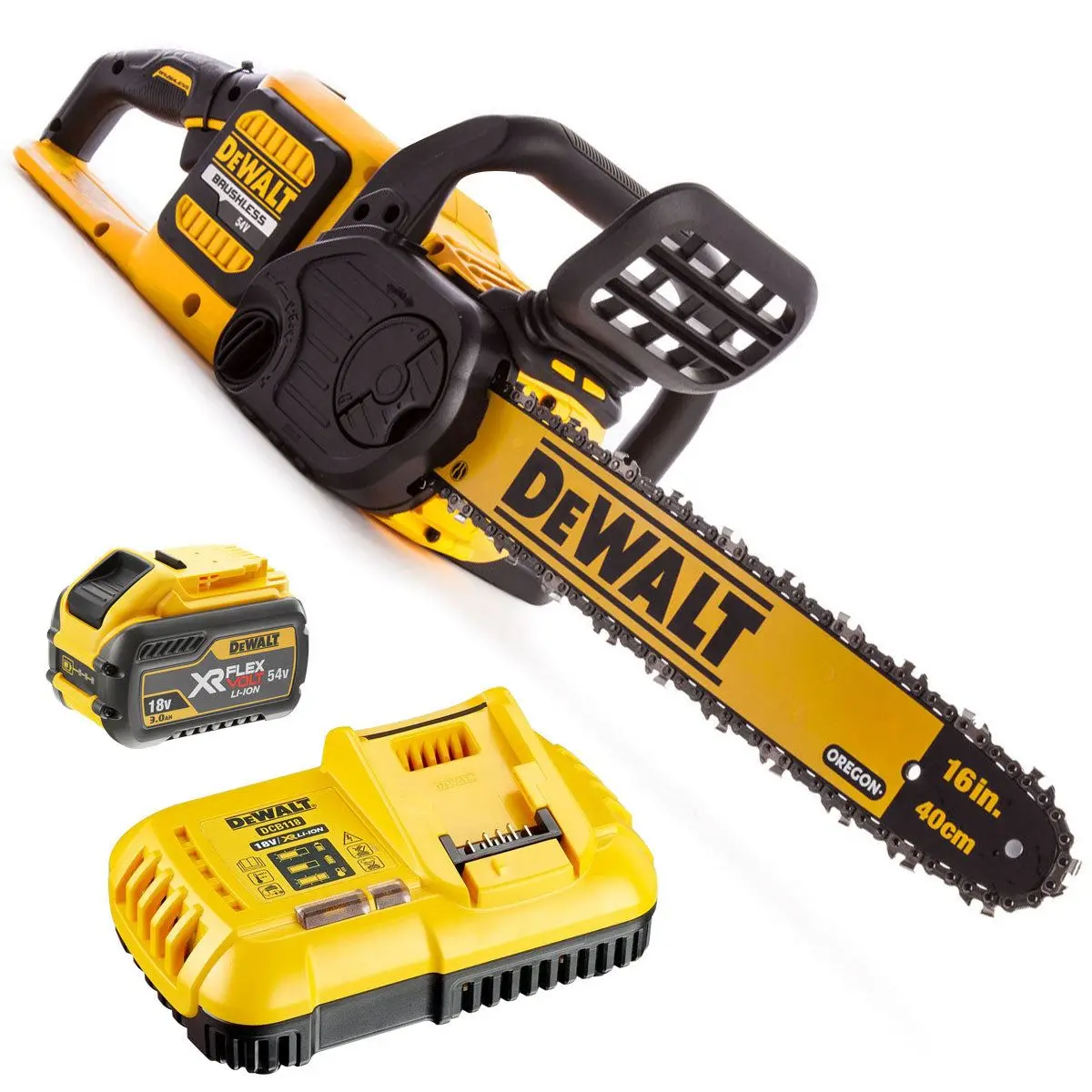 Dewalt Dcmcs575x1-Gb 54V Flexvolt Brushless 50Cm Chainsaw With 1 X 3.0Ah Battery & Charger 1