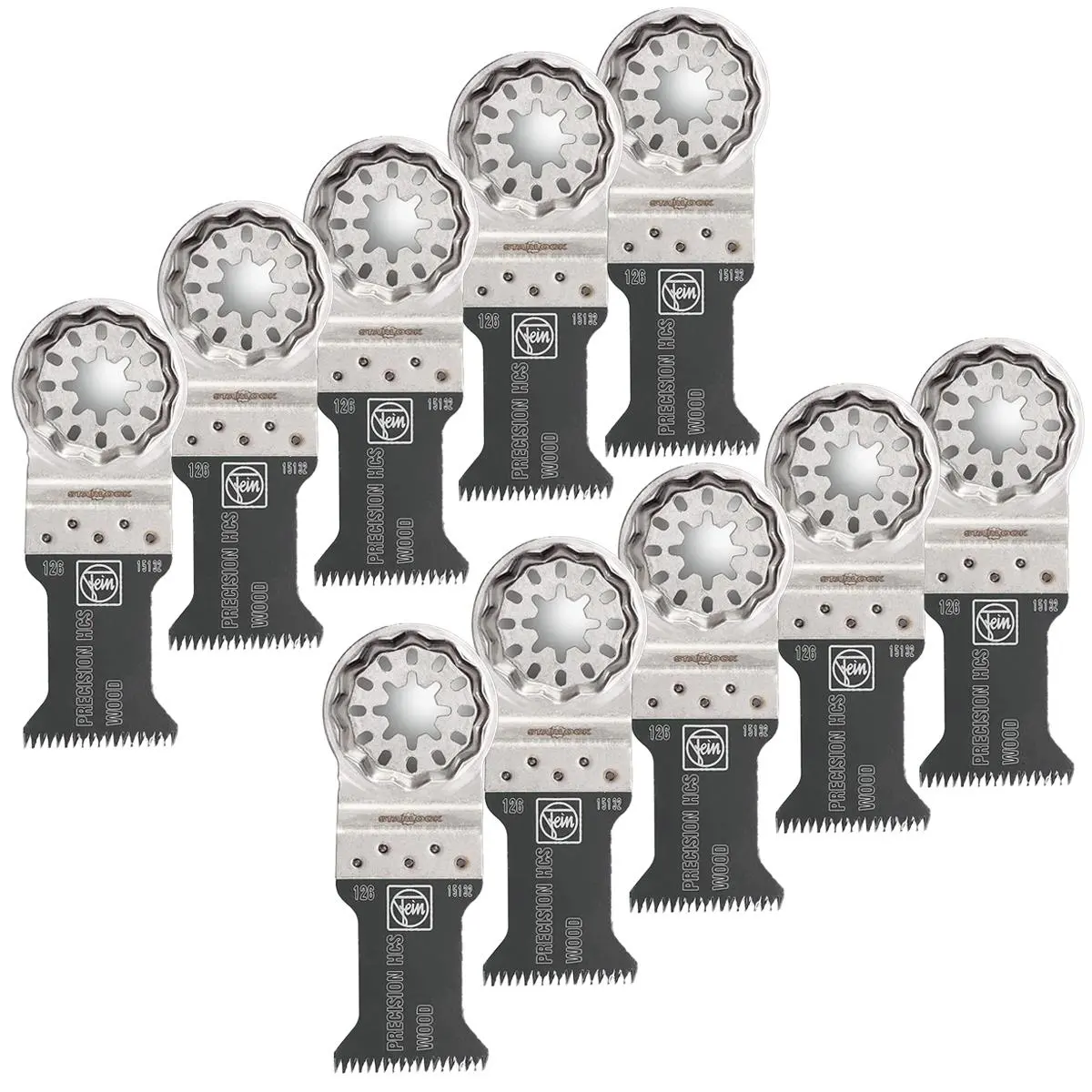 Fein 35Mm Starlock E-Cut Precision Hcs Saw Blade 63502126240 Pack Of 10 1