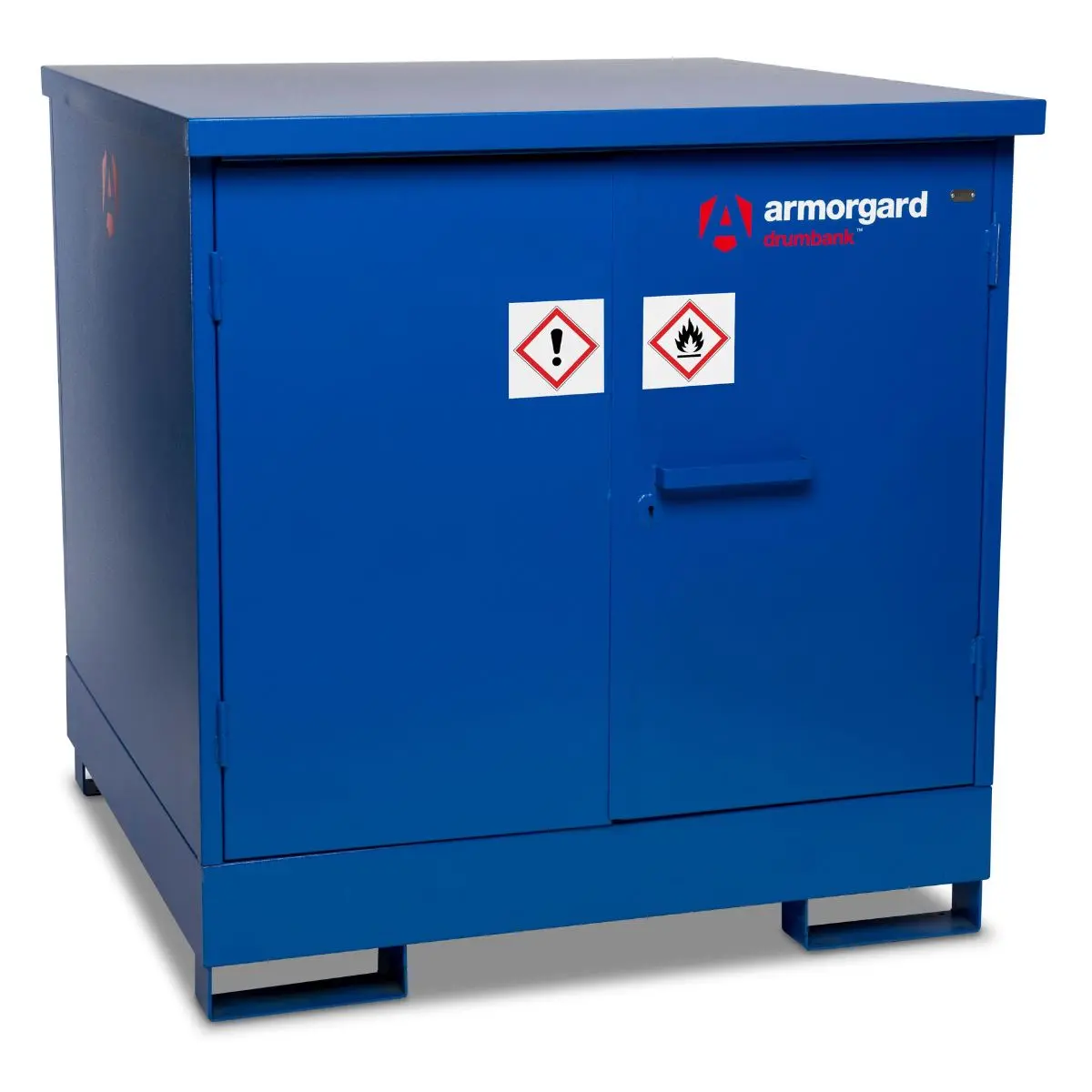 Armorgard Db4 Drumbank 4 Drum Storage Unit 1420Mm X 1360Mm X 1290Mm Secure And Durable Storage 1