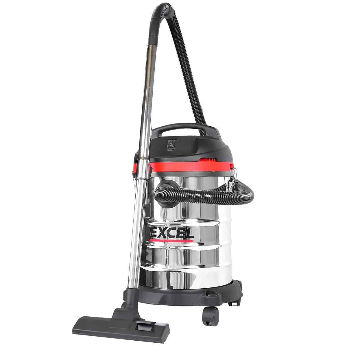 Excel 30L Wet & Dry Vacuum Cleaner 240V/1400W Without Power Take Off Socket 1