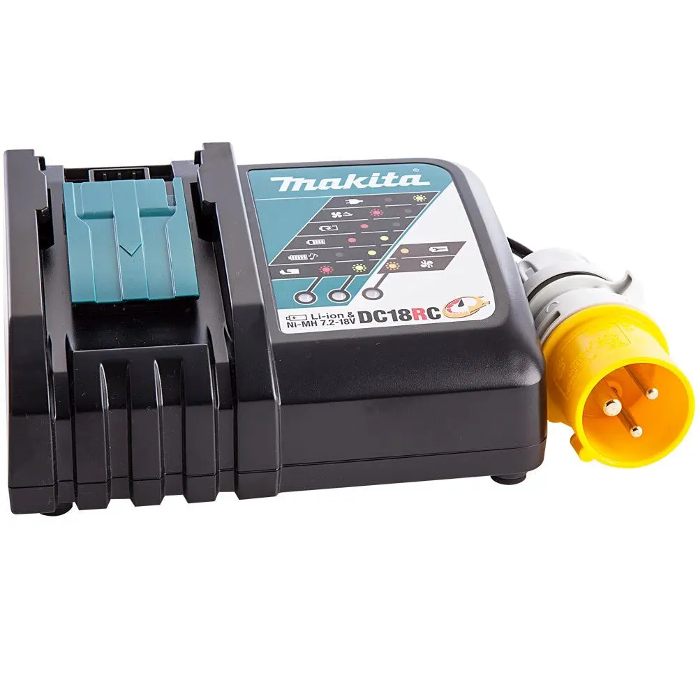 Makita Dc18rc/1 14.4 - 18V Li-Ion Fast Battery Charger Black 110V 1