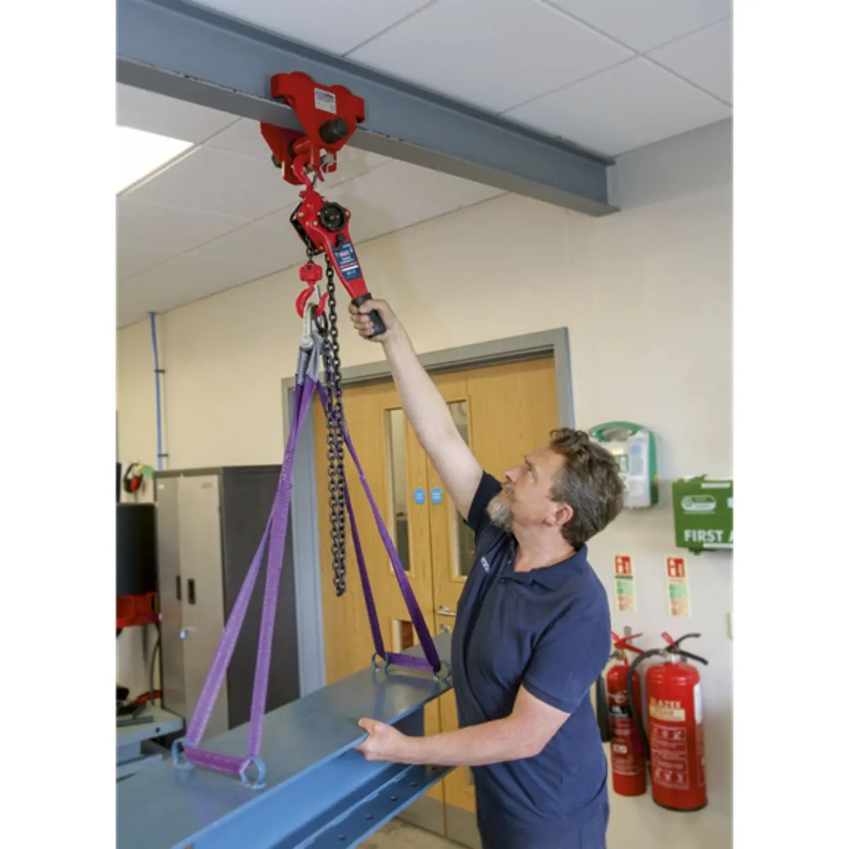 Sealey Lh750 750Kg Capacity Steel Lever Hoist 2