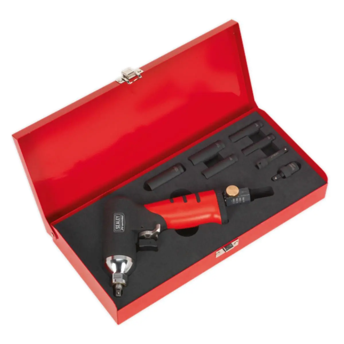 Sealey Sa141 1/4"Sq Drive Air Impact Wrench Diesel Glow Plug Kit 1