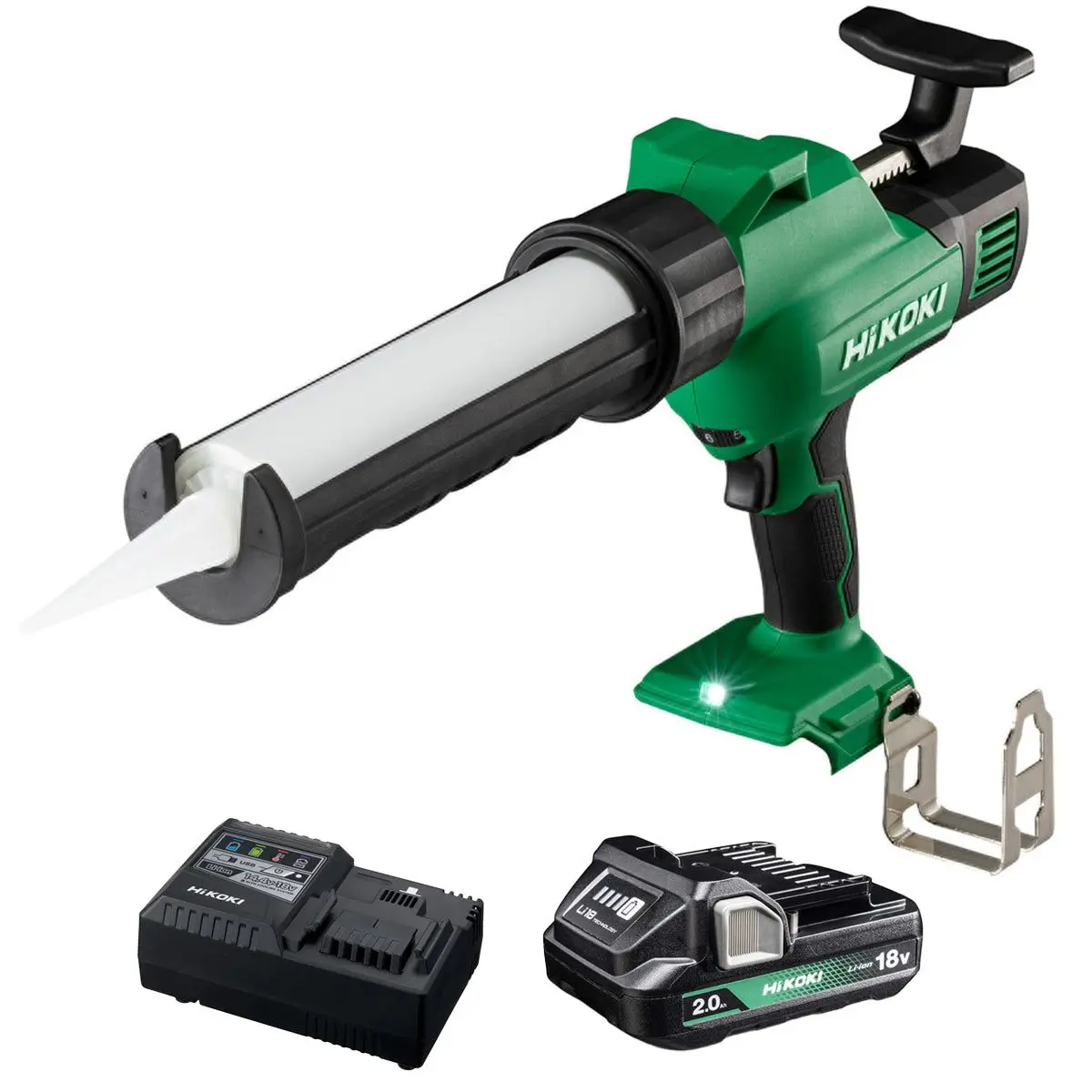 Hikoki Ac18daw4z 18V 300Ml Caulking Gun With 1 X 2.0Ah Battery & Charger 1