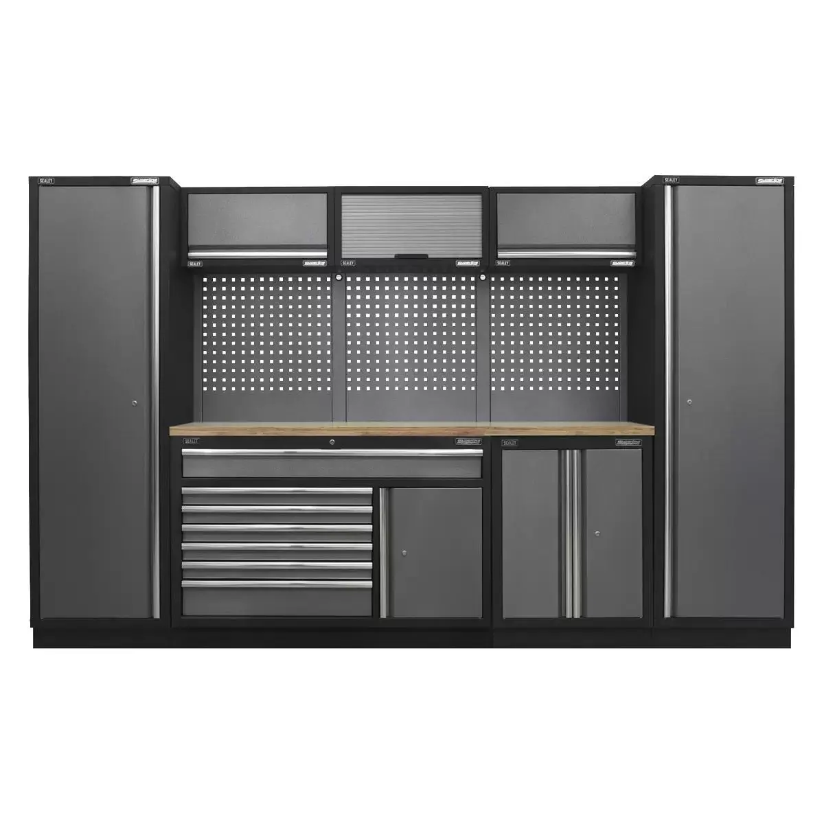 Sealey Apmsstack13w Superline Pro 3.24M Storage System Pressed Wood Worktop 1