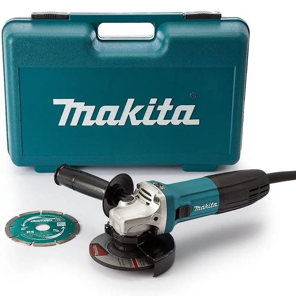 Makita Ga4530rkd/2 115Mm/4.5" Angle Grinder With Case & Diamond Blade 240V 1
