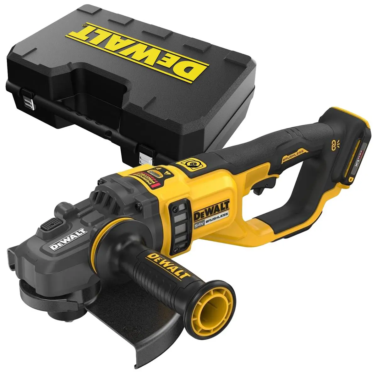 Dewalt Dcg460nk 54V Xr Brushless Flexvolt  230Mm Angle Grinder Body With Case 1